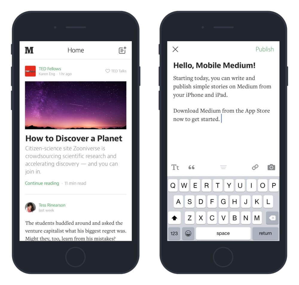 Big typography - Blog 