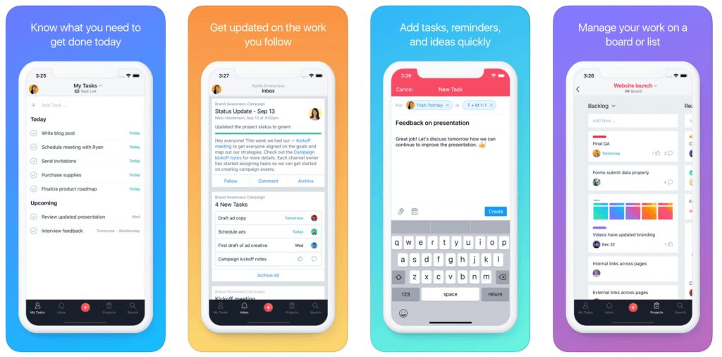 Asana screenshots - Blog S-PRO