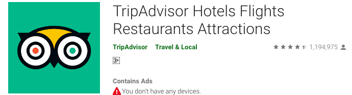 TripAdvisor Google Play - Blog empeek