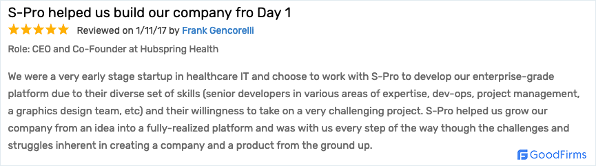 Client review_2 - Blog S-PRO