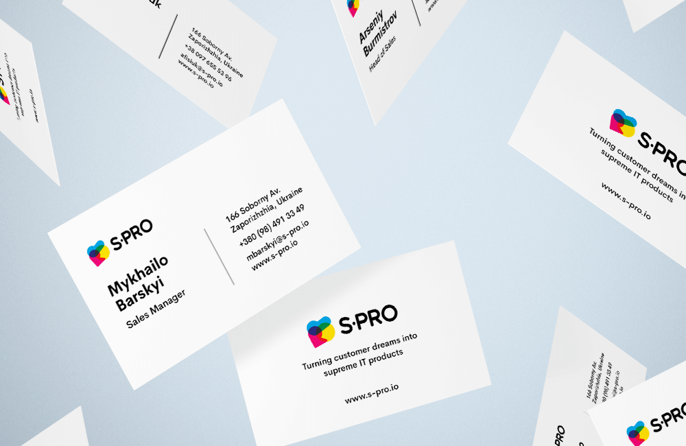 Visual Identity Card - Blog S-PRO